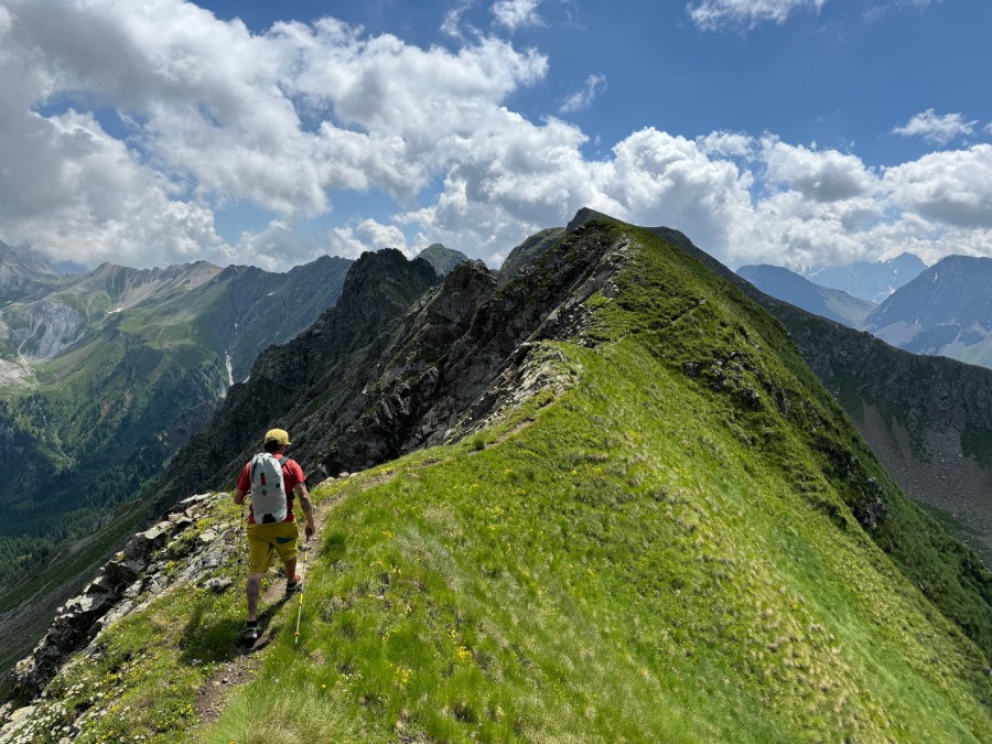 Via ferrata Bruno Federspiel über den Spiz di Tariciogn