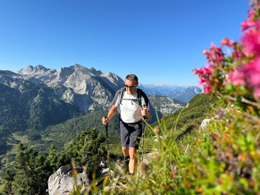 Wanderung auf den Großen Weitschartenkopf über der Reiter Alm