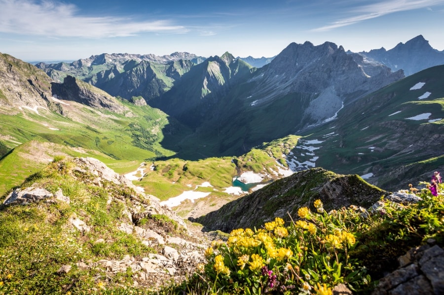 Wanderung von Oberstdorf auf das Rauheck in den Allgäuer Alpen