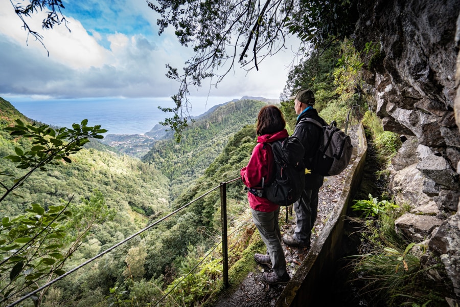 Wanderung entlang der Levada do Furado auf Madeira