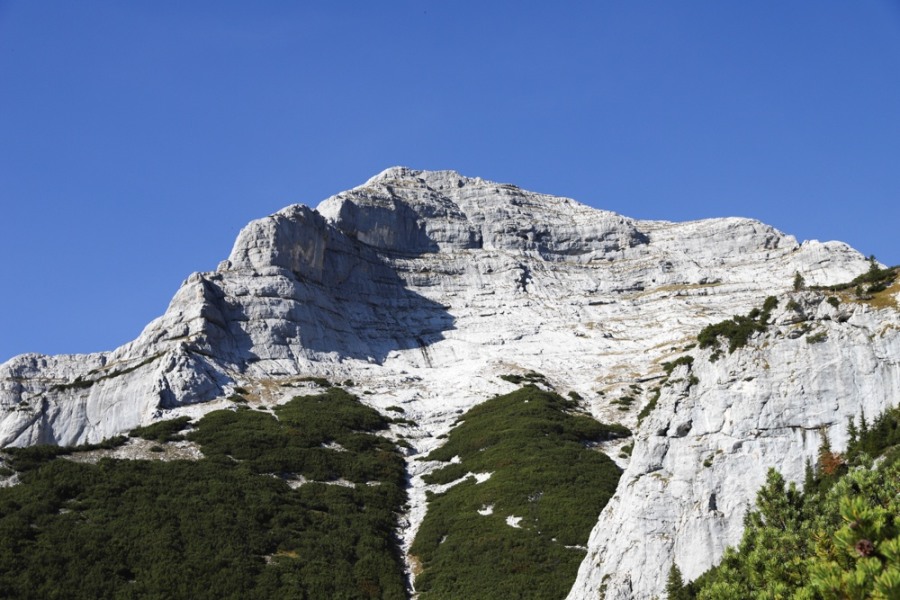 Alpine Klettertour via Südkante auf den Guffert im Rofan