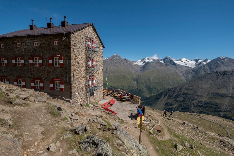 Bergtour auf das Wilde Mannle, 3023 m, in den Ötztaler Alpen