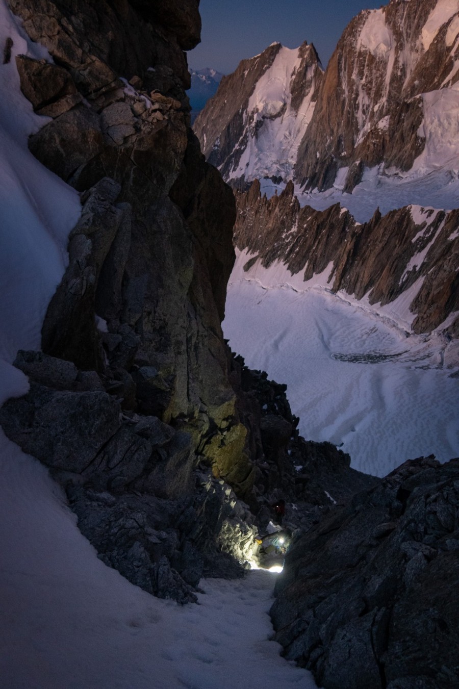 Hochtour über den Teufelsgrat auf den Mont Blanc du Tacul