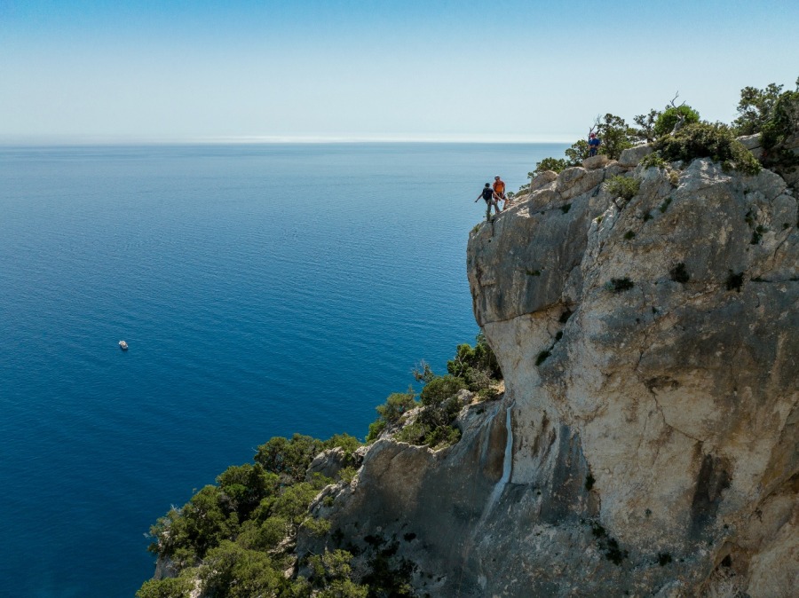 Klettertour am Selvaggio Blu auf Sardinien, Etappe 5: Cala Madalòru - Ololbissi