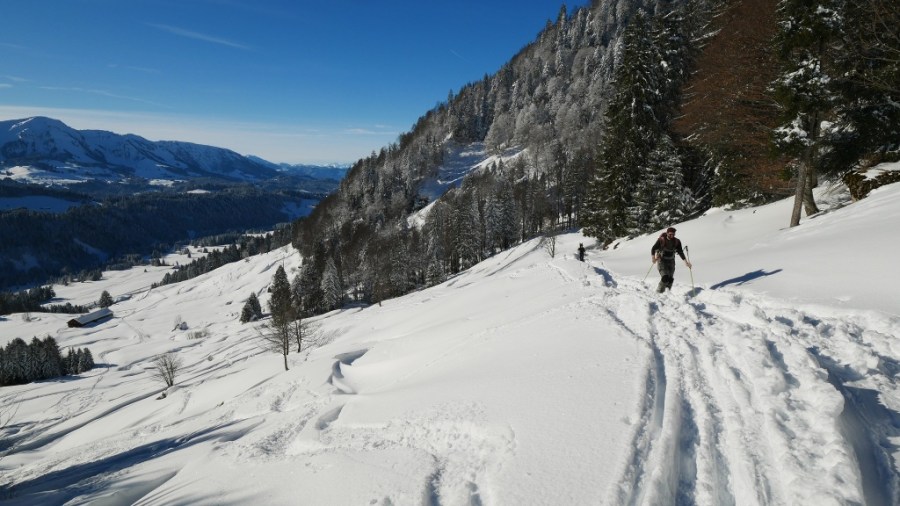 Skitour zum Koppachstein Ostgipfel in den Allgäuer Alpen