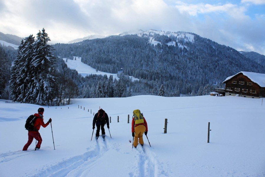 Skitour auf den Feuerstätterkopf in den Allgäuer Alpen