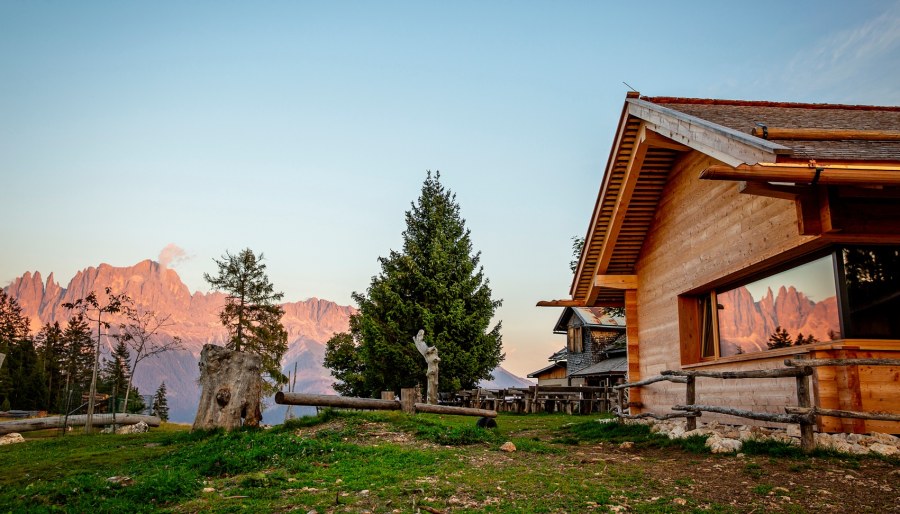 Wanderung von Völs zur Tschafonhütte in den Dolomiten