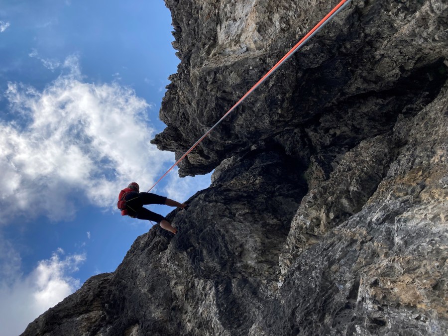 Klettertour "Engelpfeiler" auf den Engelkarturm in den Lechtaler Alpen
