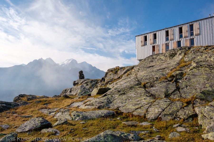 Wanderung auf die Topalihütte in den Walliser Alpen