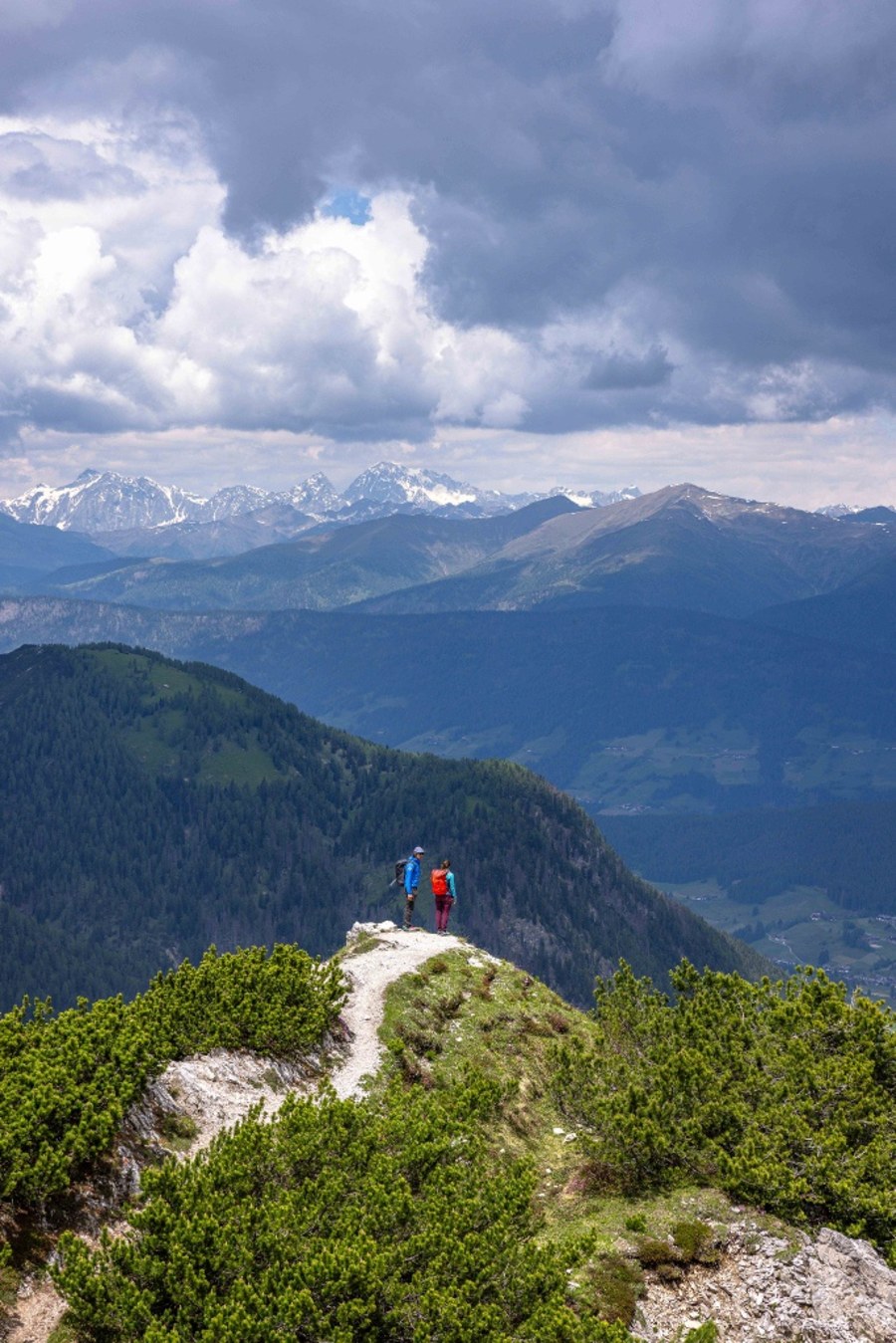 Klettersteig über den Burgstall  und die Rotwandköpfe in den Dolomiten