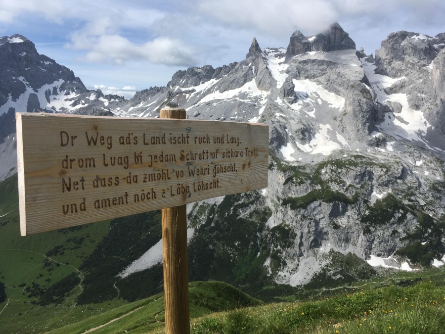 Wanderung am Golmer Höhenweg im Rätikon