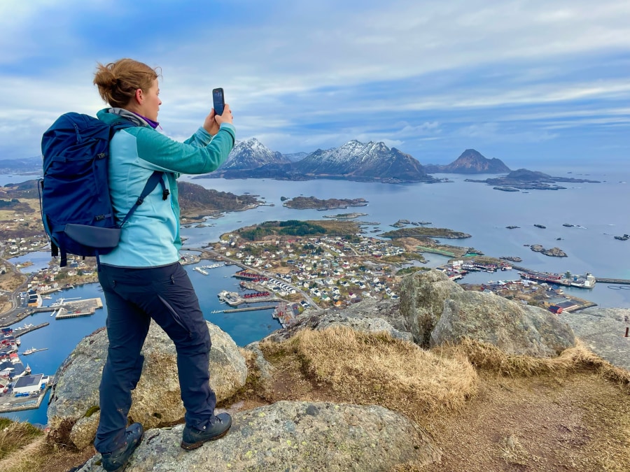 Wanderung auf den Nonstinden auf den Lofoten