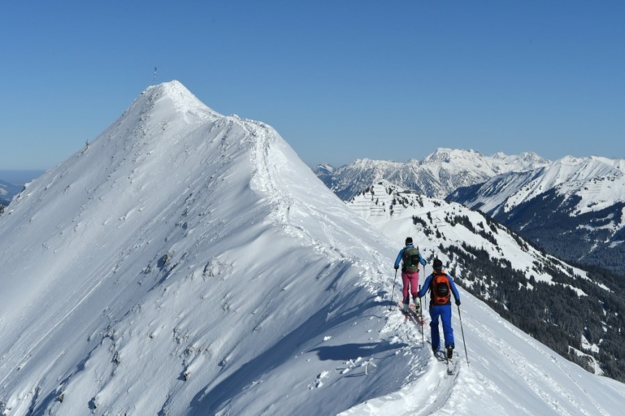 Skitour auf die Güntlespitze in den Allgäuer Alpen