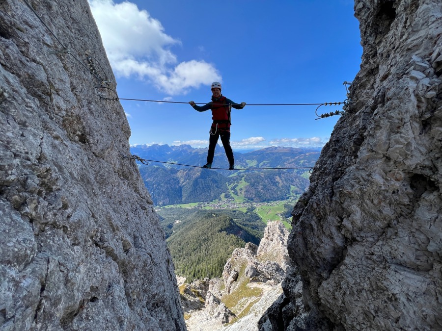 Klettersteig auf den Piz da Peres