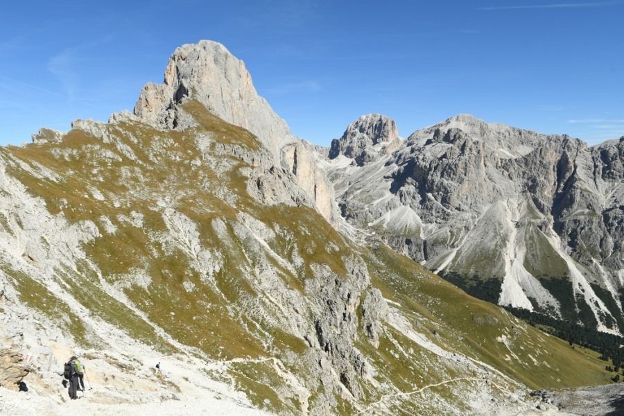 Bergtour um die Rosengartenspitze im Rosengarten