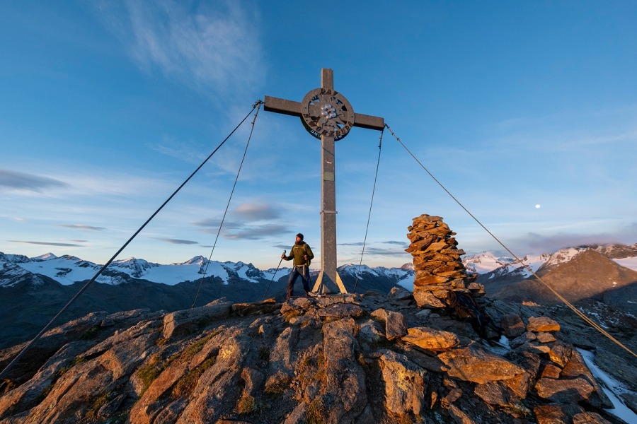 Bergtour auf die Mittlere Guslarspitze in den Ötztaler Alpen