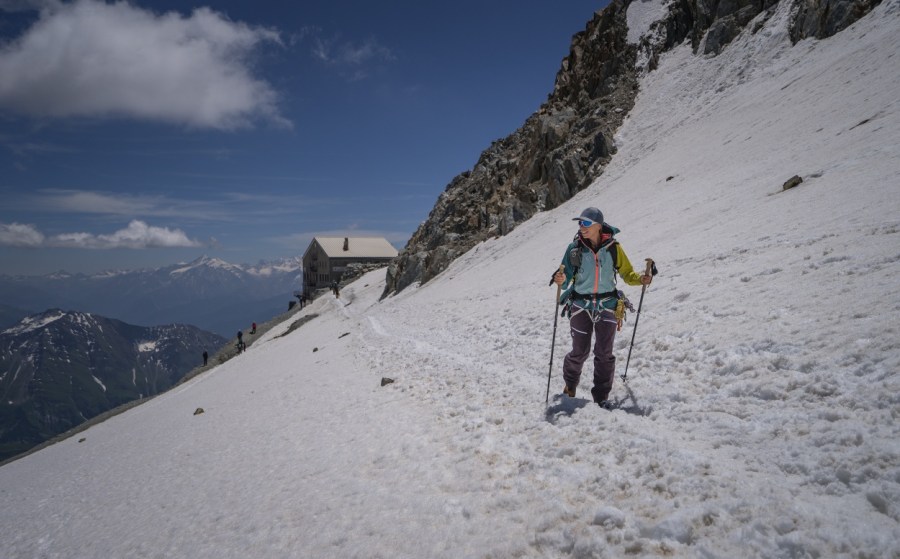 Hochtour Überschreitung der Aiguille d'Entrèves in der Montblancgruppe