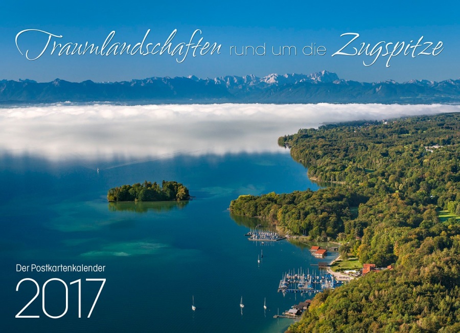 Postkarten-Kalender: Traumlandschaften rund um die Zugspitze 2017