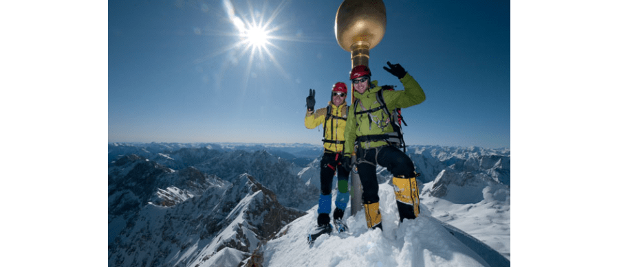 Zugspitze: Jubiläumsgrat im Winter