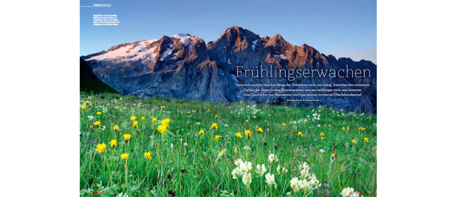Titelstory aus ALPIN 04/2013: Dolomiten