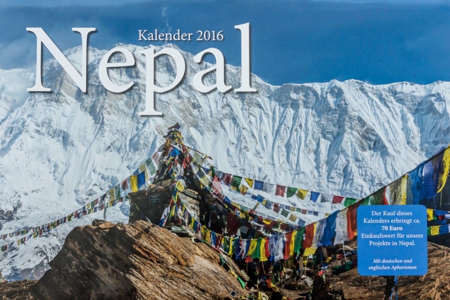 Nepalhilfe gibt Kalender 2016 heraus