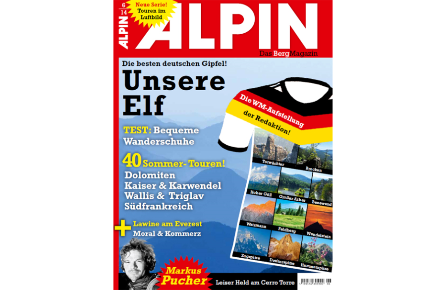 ALPIN 06/2014: Unsere beste Elf