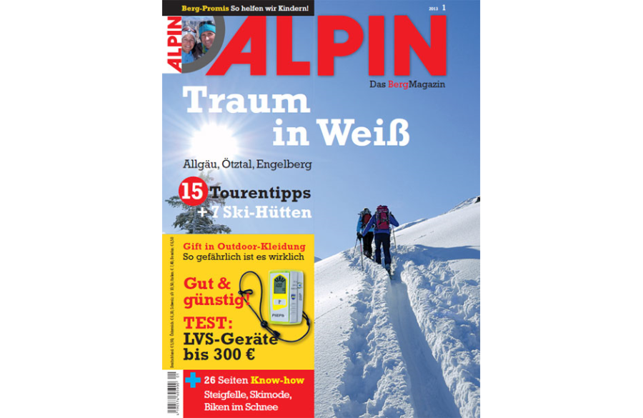 ALPIN 01/2013: Skitouren im Allgäu