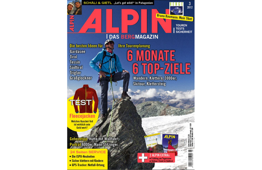 ALPIN 03/2012: Sechs Top-Ziele für das Bergjahr