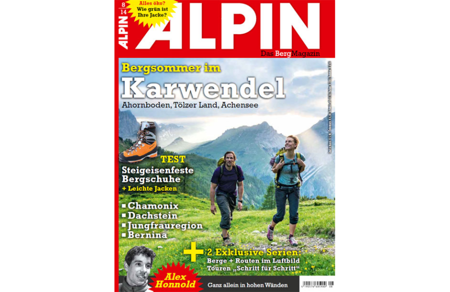 ALPIN 08/2014: Bergsommer im Karwendel