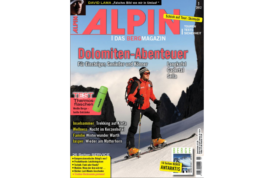 ALPIN 01/2012: Skitouren in den Dolomiten