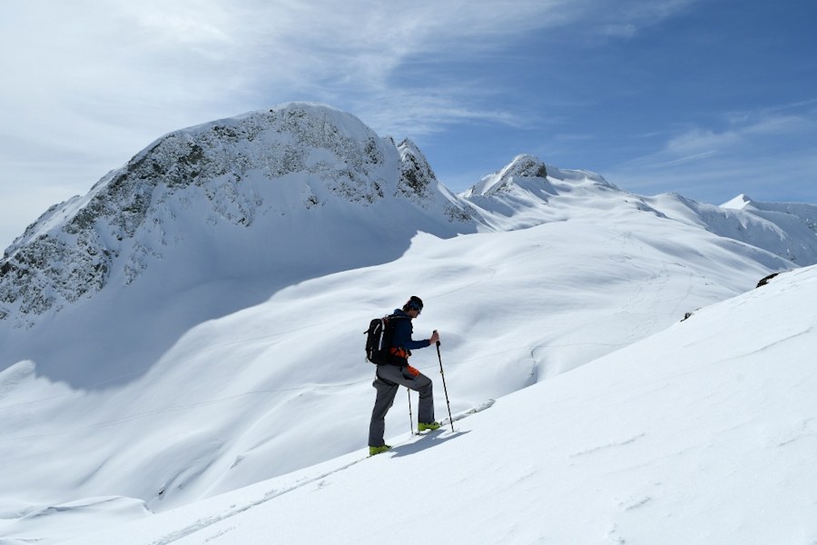 Skitour auf den Piz Turba in der Plattagruppe
