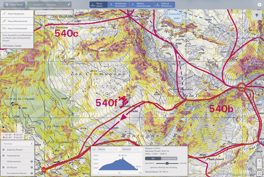 White Risk Lawinenwarn-App