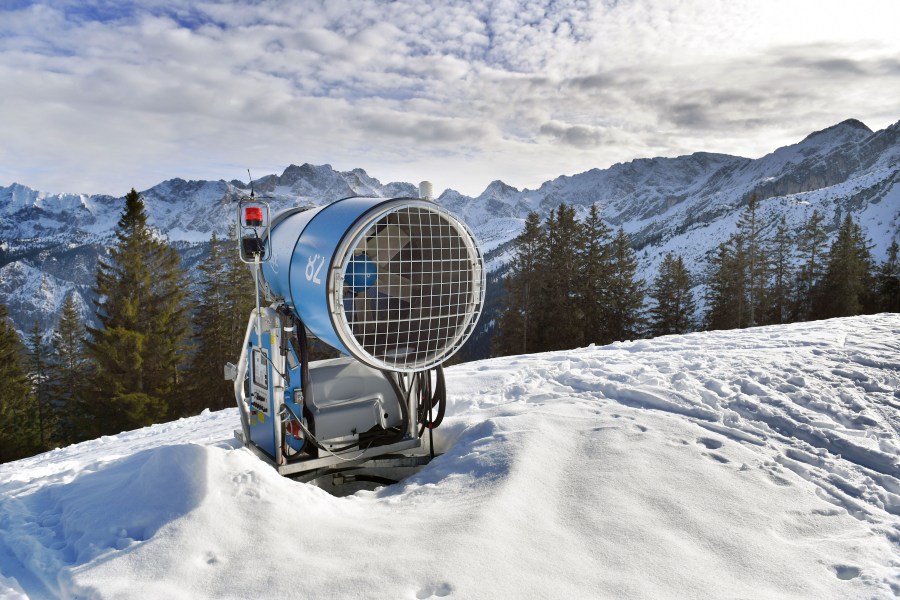 Aus der Schneekanone: Kunstschnee