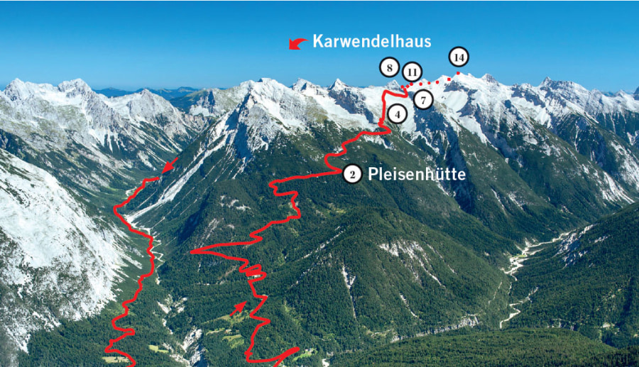 Bike & Hike Karwendel: Über Breitgrießkarspitze und Große Seekarspitze