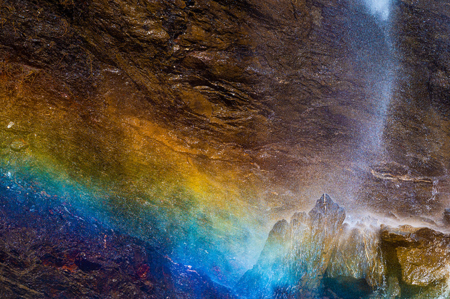 Wasserfall Regenbogen